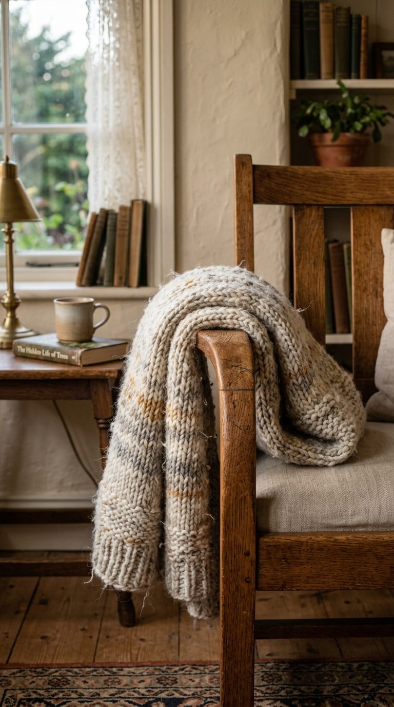 Lifestyle home interior with cosy lighting